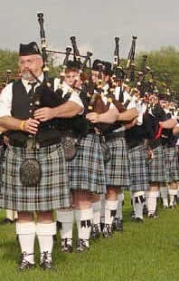 image of Twin Cities Metro Pipe Band in column